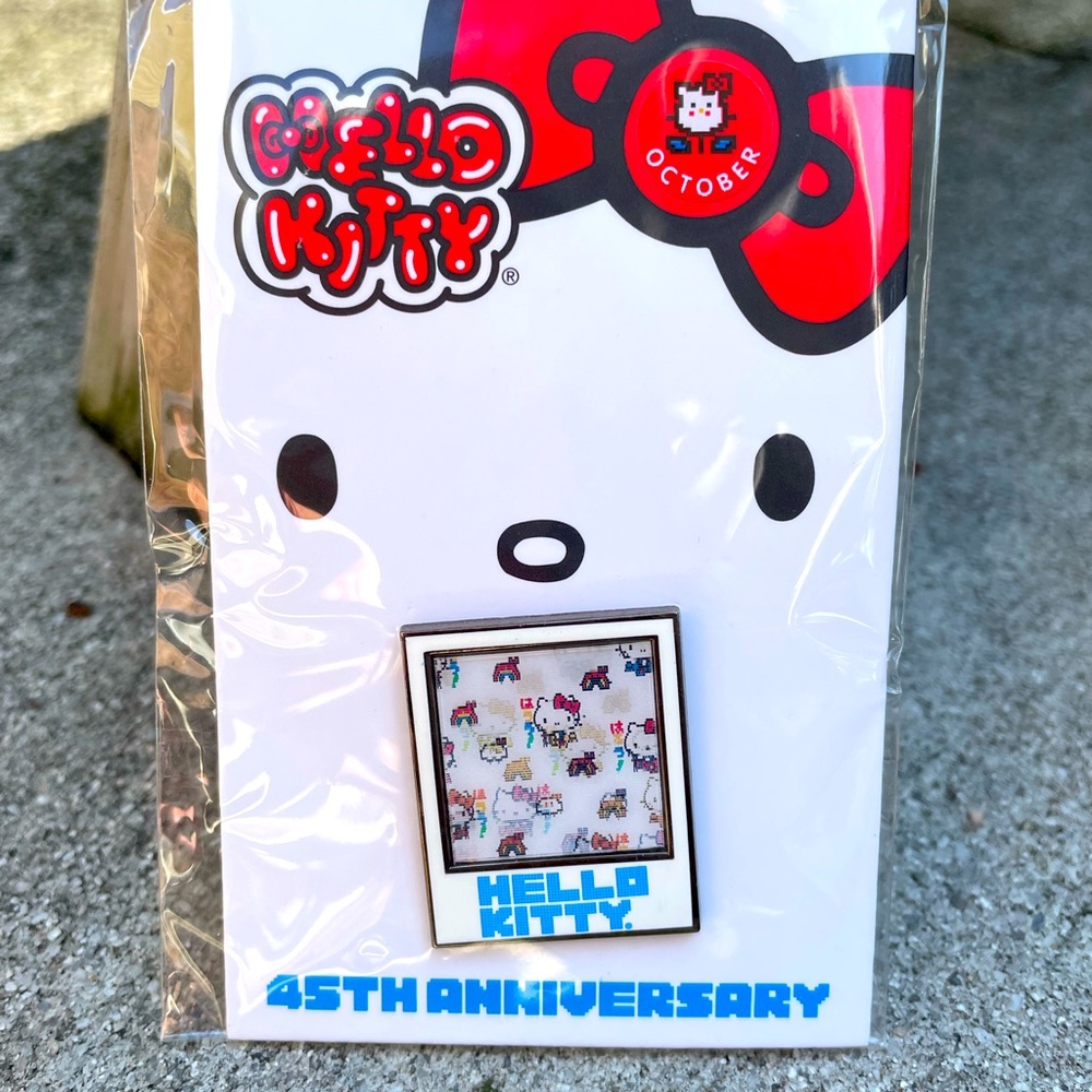 **New **Sanrio Friend Of The Month Pin Hello Kitty Rainbow Clouds October 2019